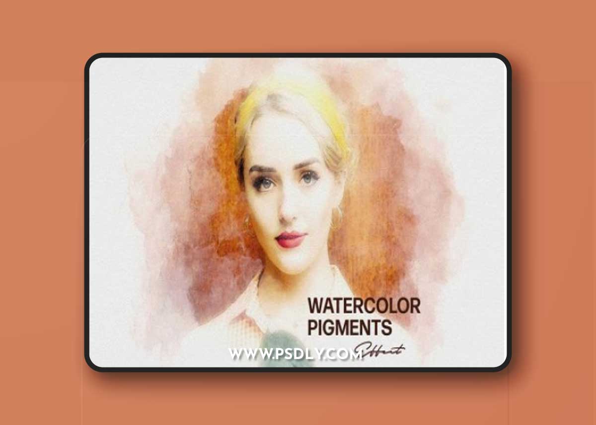 Watercolor Pigments Effect