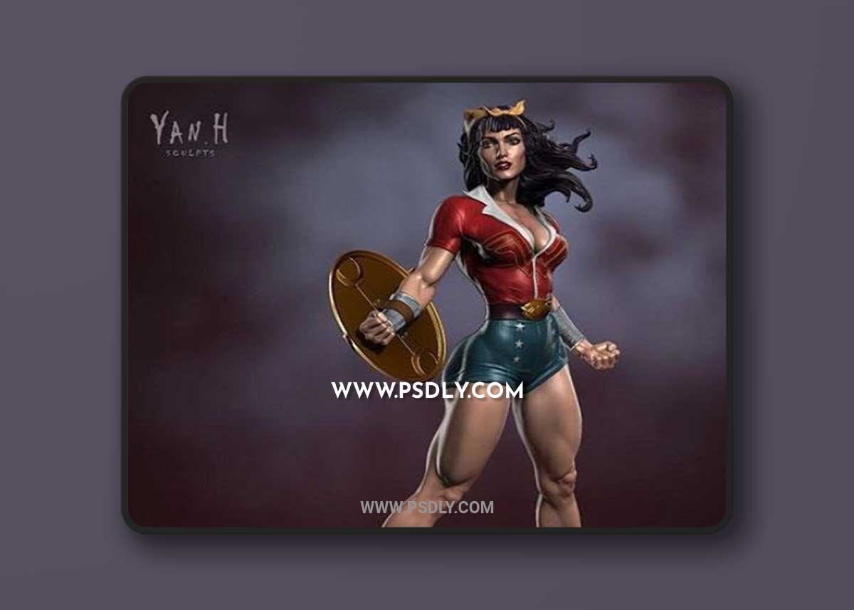 Wonder Woman 3D Print Model