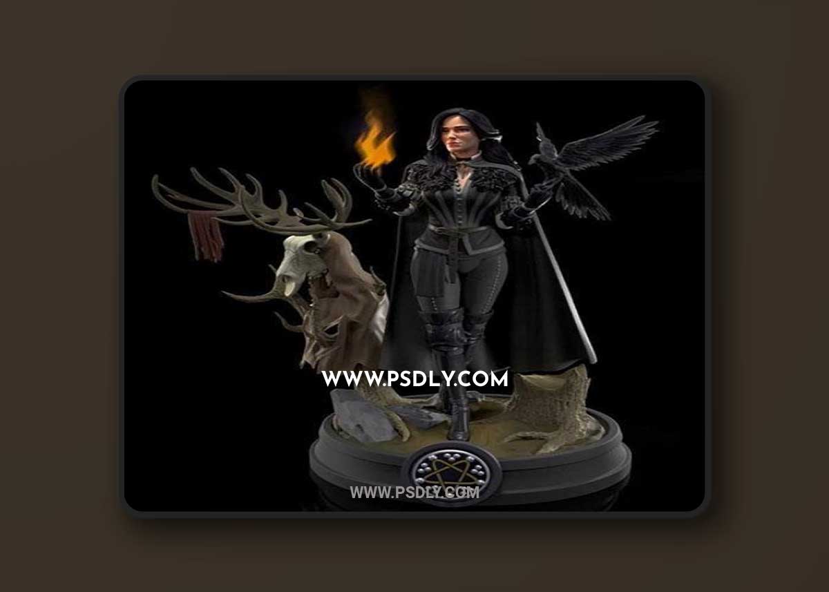 Yennefer 3D Print Model 3D Model