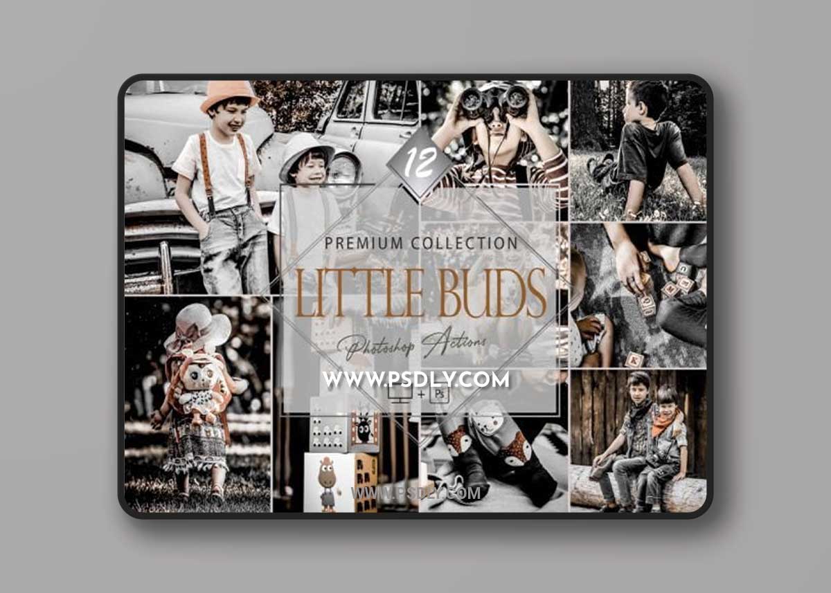 12 Photoshop Actions, Little Buds Ps