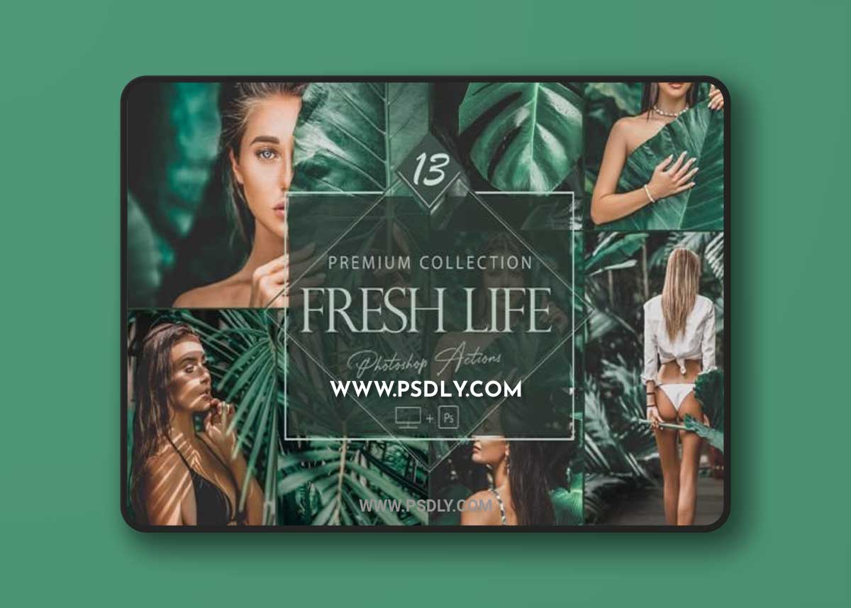 13 Fresh Life Photoshop Actions, Summer