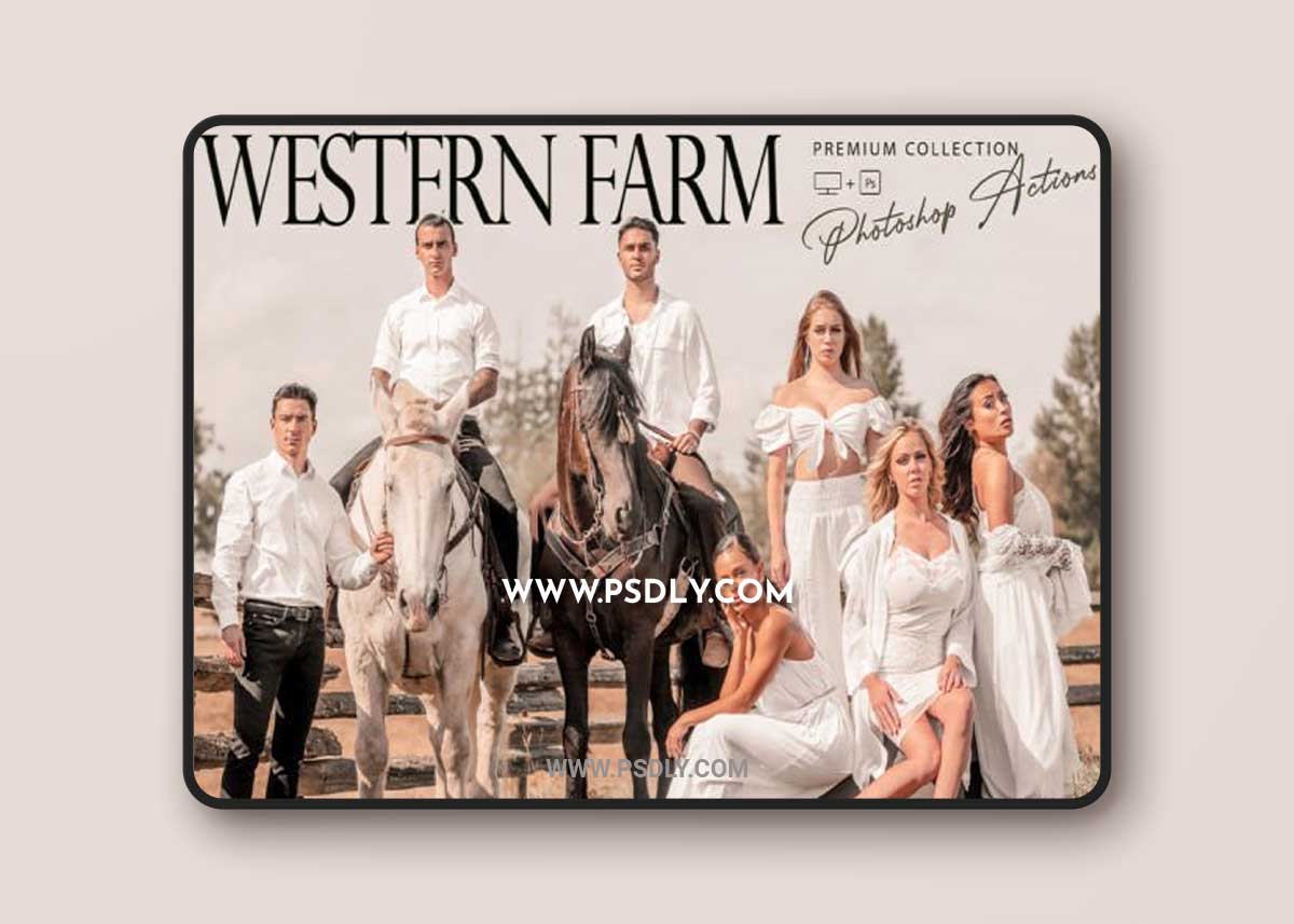 20 Western Farm Photoshop Actions, Color
