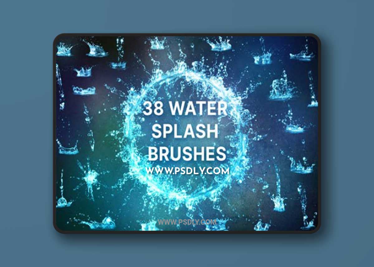 38 Water Splash Brushes & Styles for Photoshop