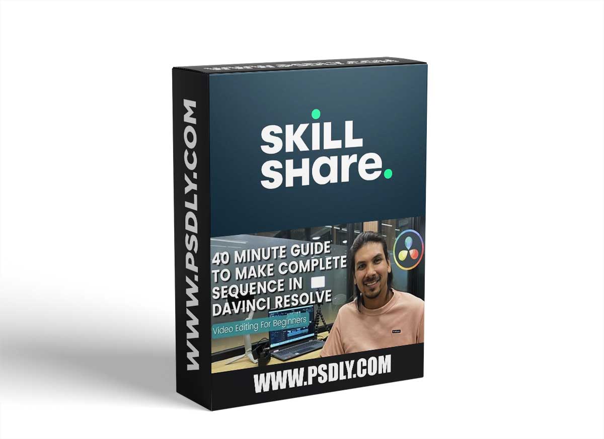 40 minutes beginner guide to make complete sequence in DaVinci Resolve.