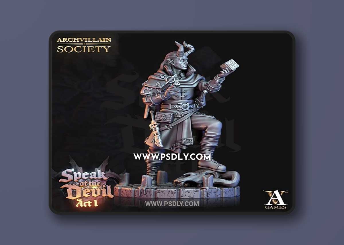 Agamar - Infernal Warlock 3D Print 3D Model