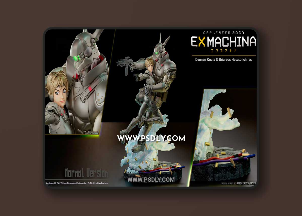 Appleseed EX Machina 3D STL Model