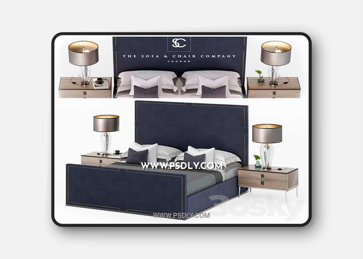 Bed - HOLLAND The Sofa & Chair Company Luxury bed