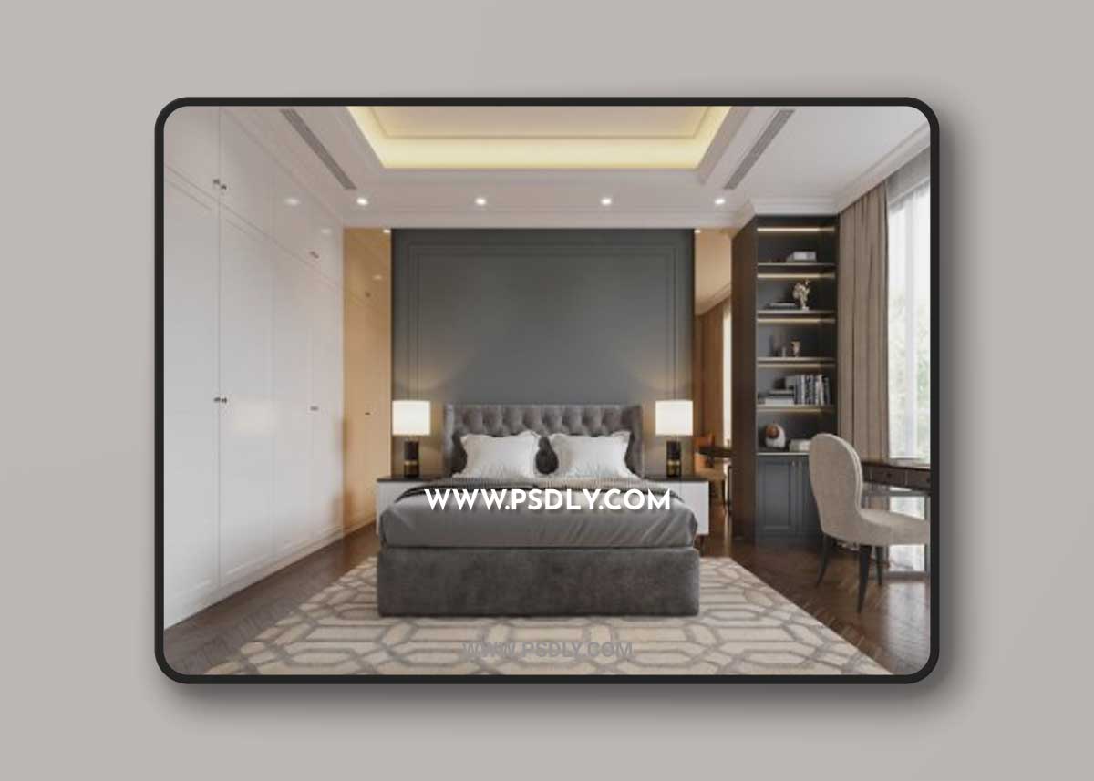 Bedroom Interior By Hoang Thoa 3D Model