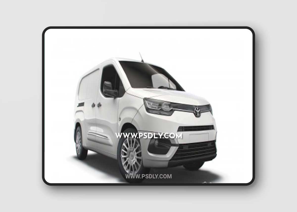 Cgtrader - Toyota ProAce City LWB Van 2021