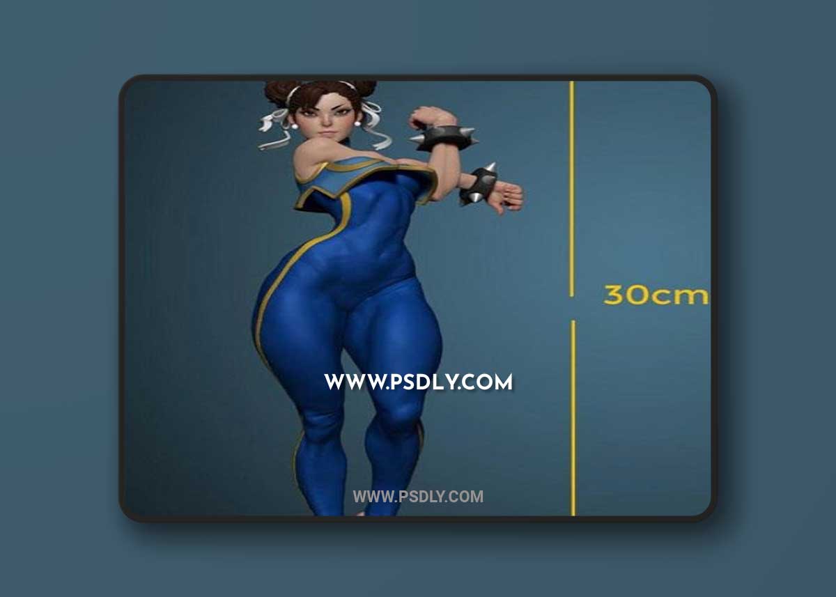 Chun Li 3D STL 3D Model