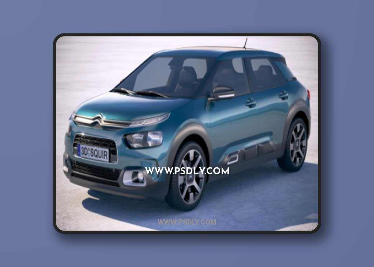 Citroen C4 Cactus 2018 3D Model