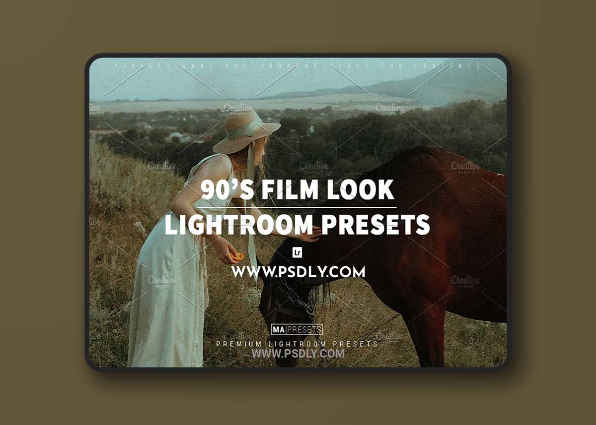 CreativeMarket - 10 90'S FILM Lightroom Presets 7057691