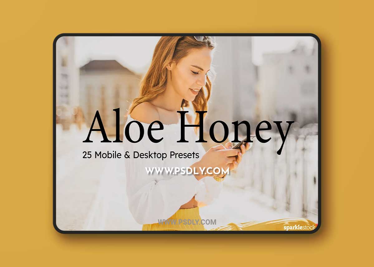 CreativeMarket - 25 Aloe Honey Lightroom Presets LUTs 7331530