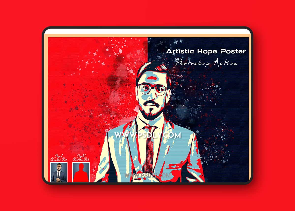 CreativeMarket - Artistic Hope Poster PS Action 7407307