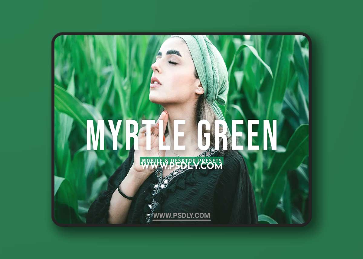 CreativeMarket - Myrtle Green Pro Lightroom Presets 7382453
