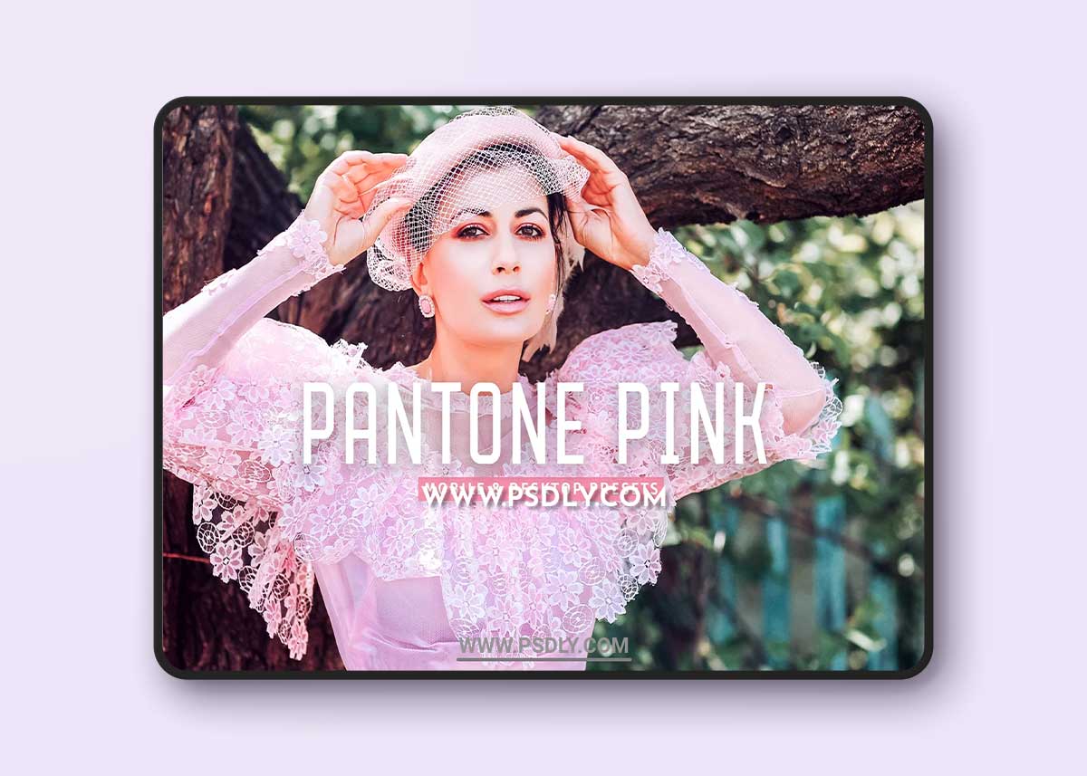 CreativeMarket - Pantone Pink Pro Lightroom Presets 7382506