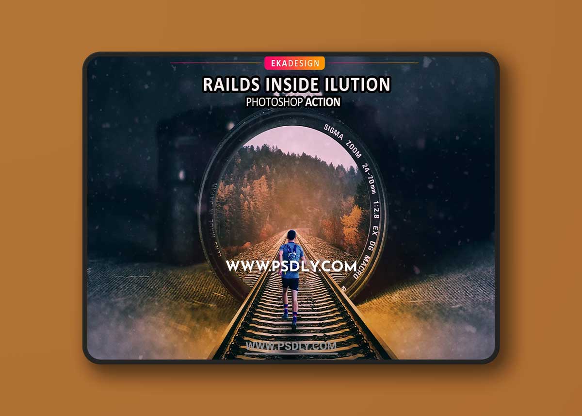 CreativeMarket - Rails Inside Ilution 6675707