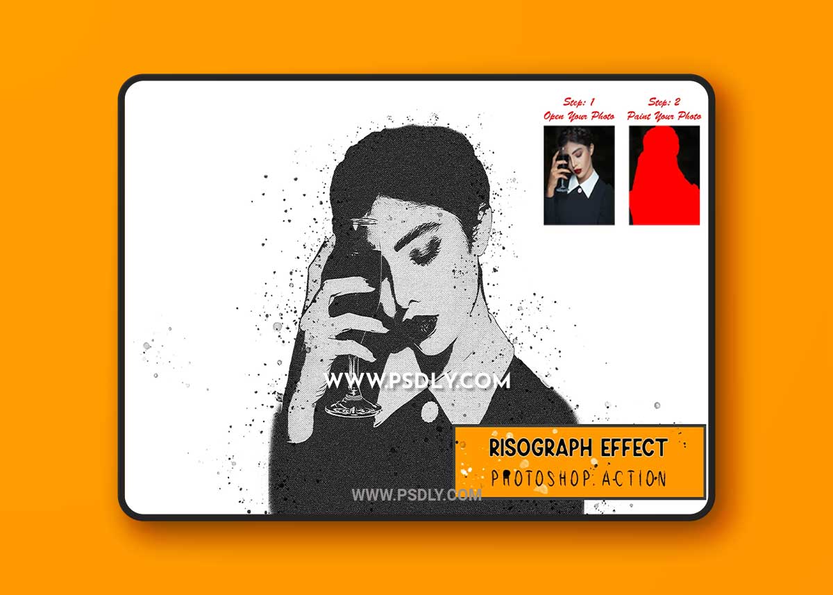 CreativeMarket - Risograph Effect Photoshop Action 7348303