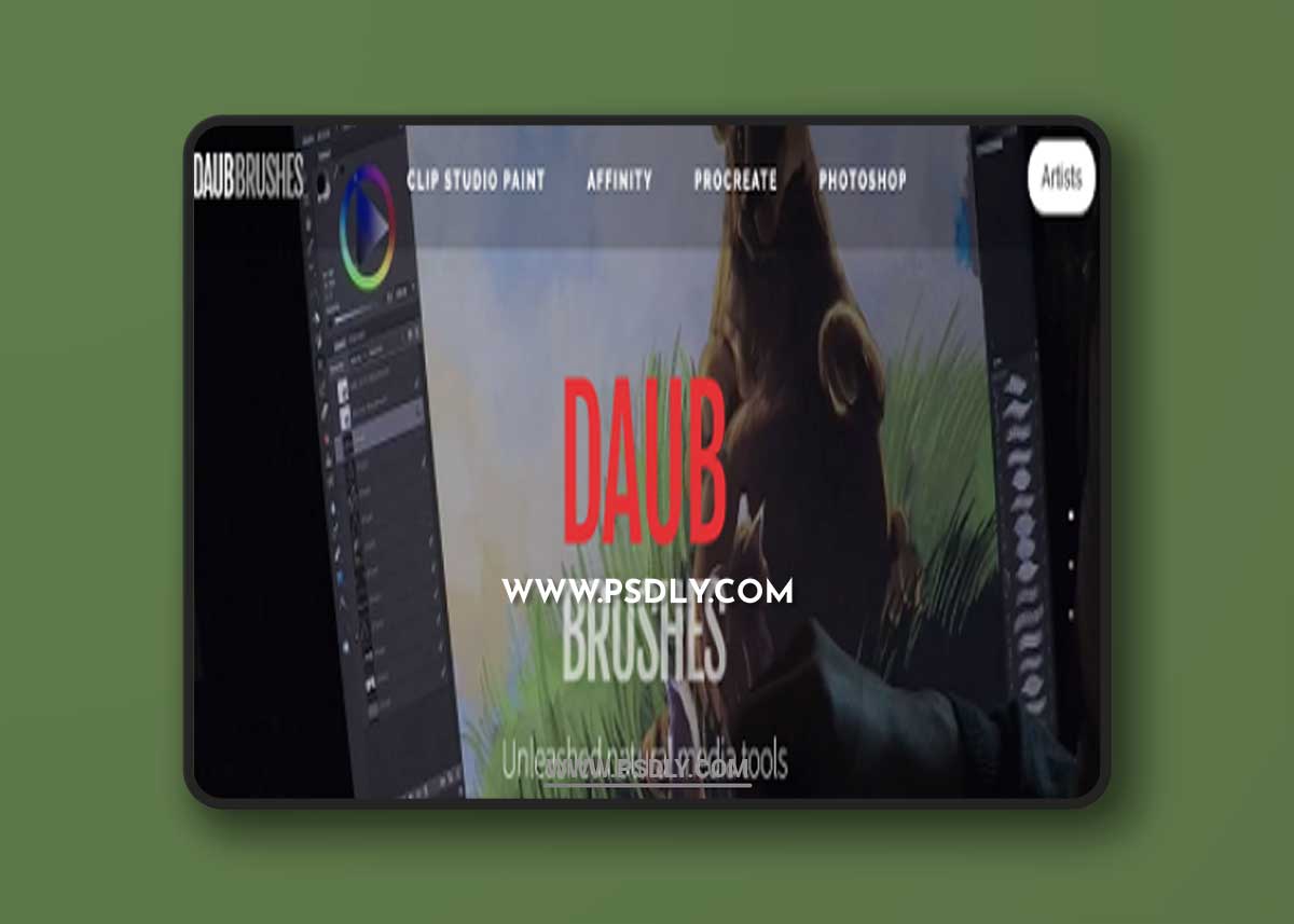 DAUB Superbundle - 514 + Pro Tools and 60 Textures for Clip Studio Paint