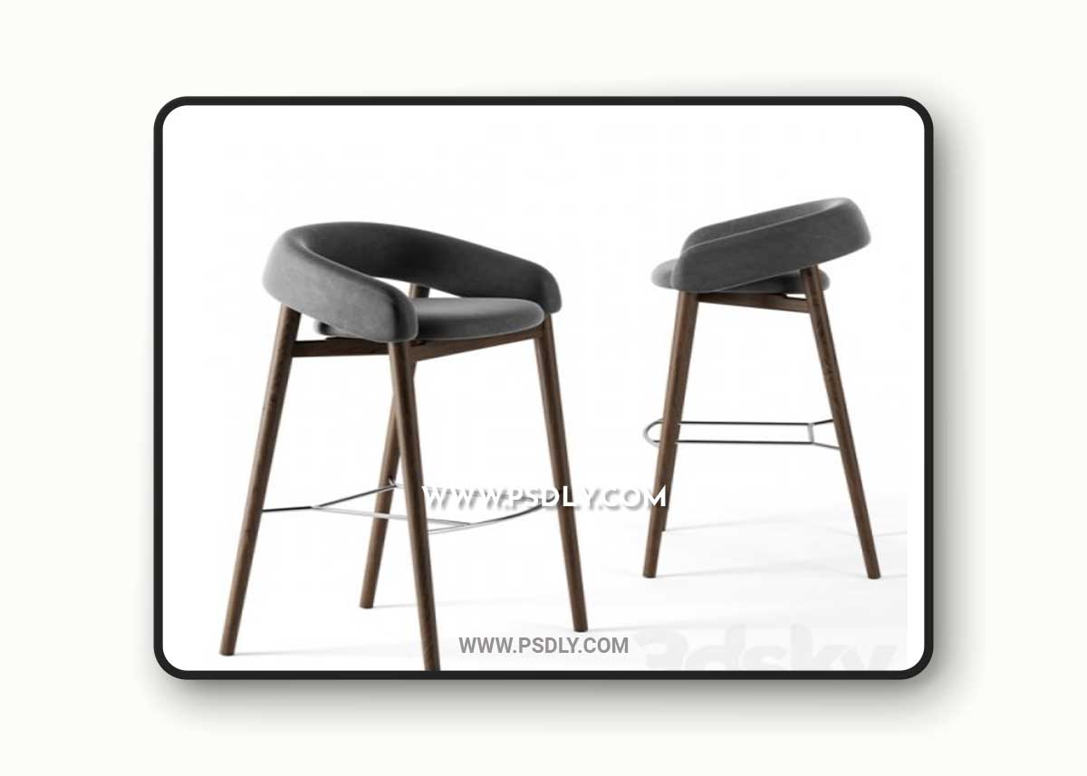 DINO BAR STOOL BY THOMAS E. ALKEN 3D Model