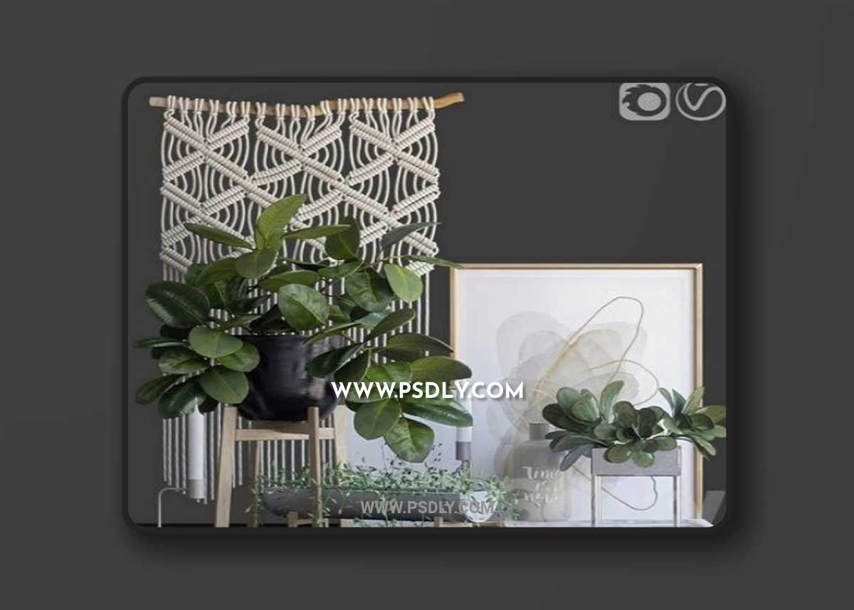 Decorative set 16 3D Model