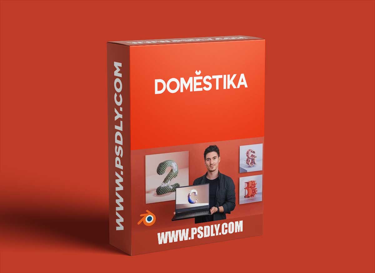 Domestika - 3D Typography with Blender: Design Original Letters