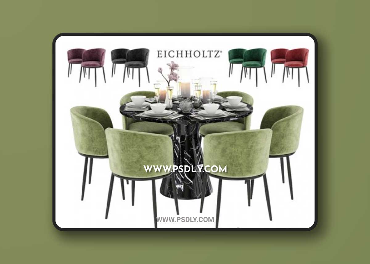 EICHHOLTZ Dining Table Turner 3D Model