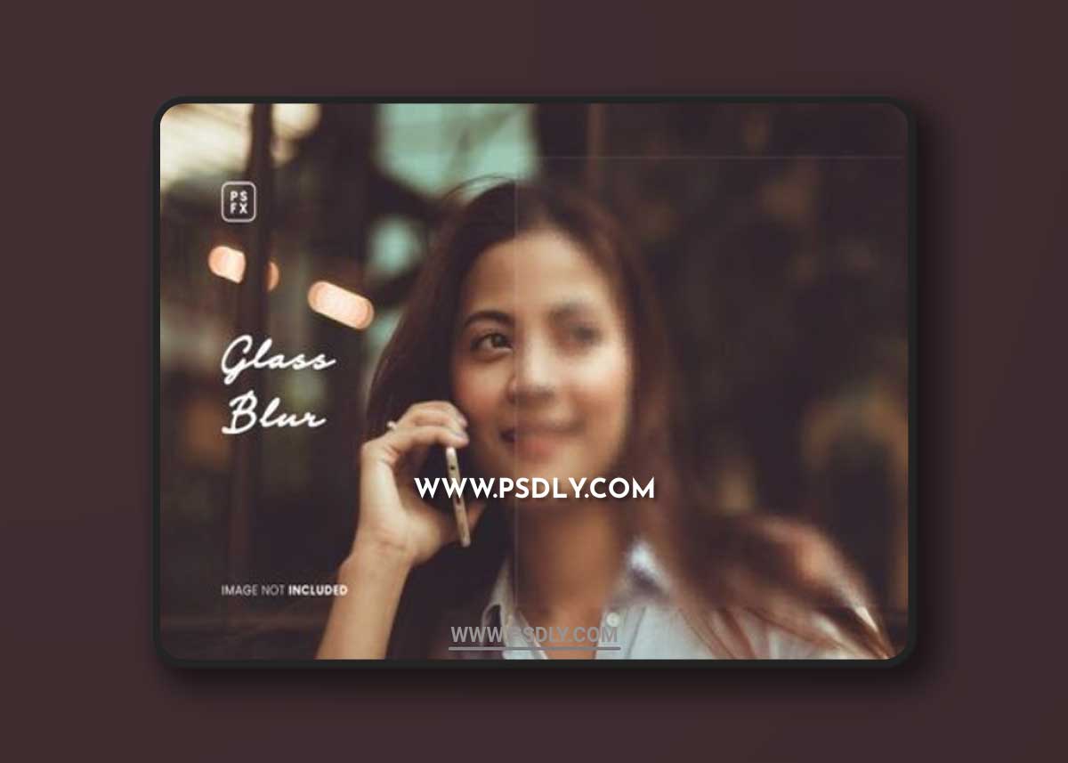 Glass Blur Photo Effect