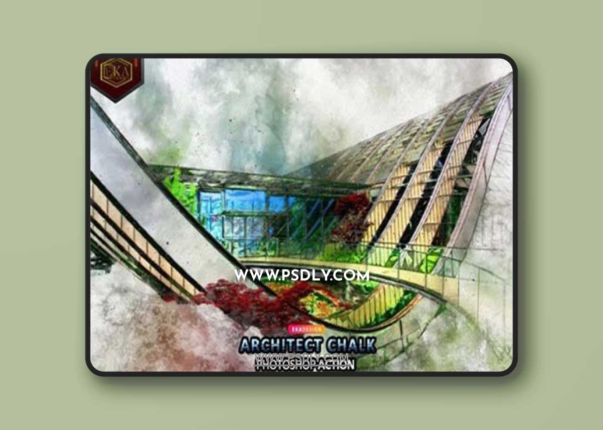 GraphicRiver - Architect Chalk Photoshop Action 38360165