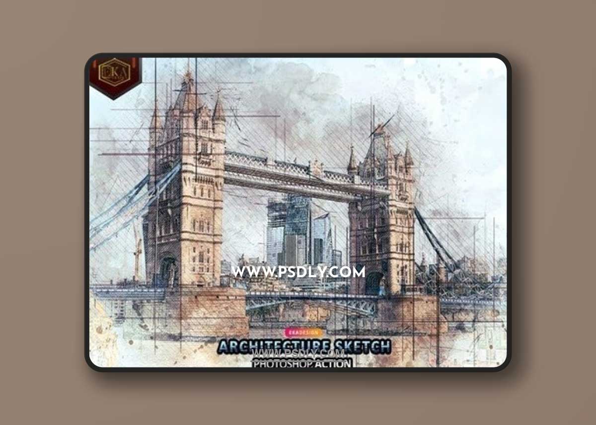 GraphicRiver - Architecture Sketch Photoshop Action 36653905