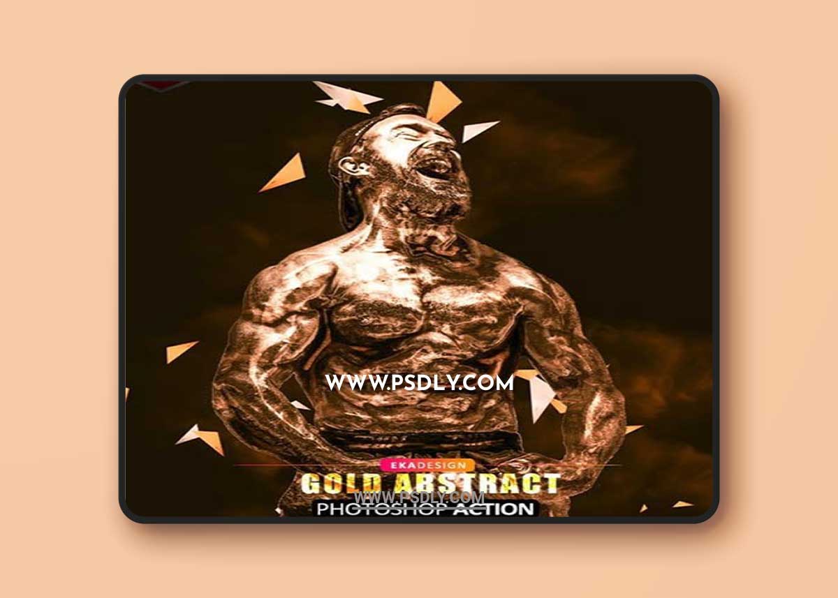 GraphicRiver - Gold Abstract Photoshop Action 38851775