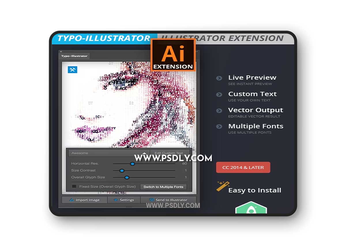 GraphicRiver - Typo-Illustrator Typographic Poster Maker 20918053