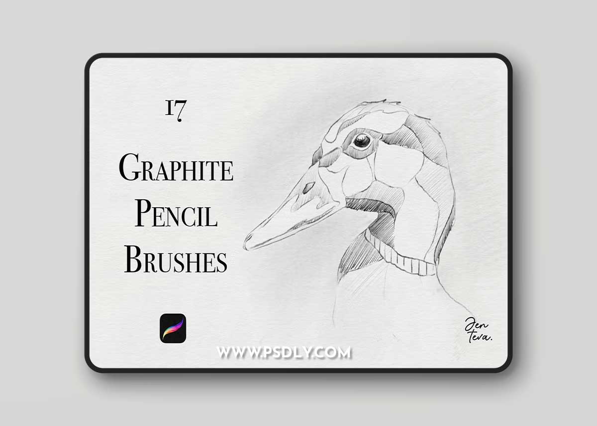Graphite Pencils for Procreate JT3Z24A