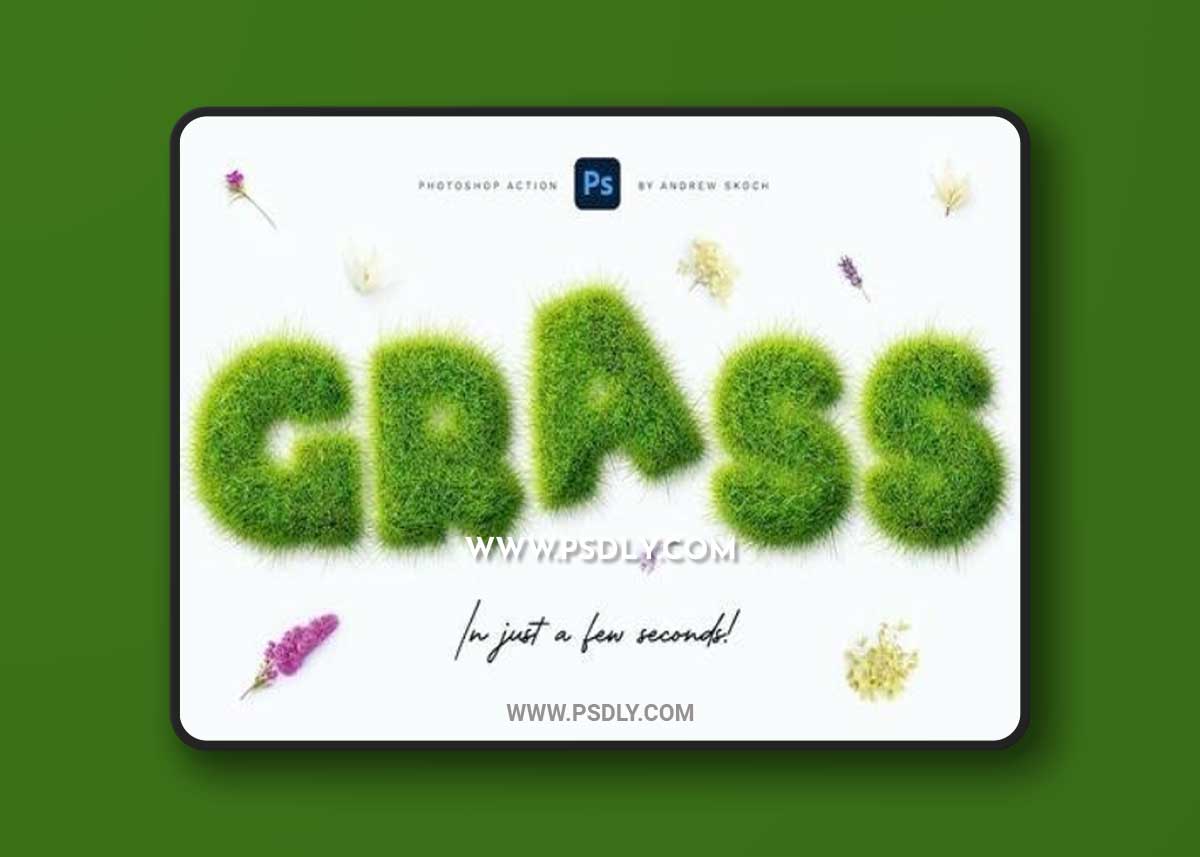 Grass Photoshop Action 4MWM4CE