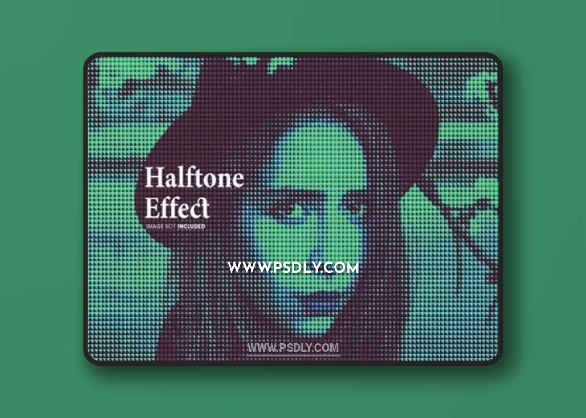 Halftone Photo Effect