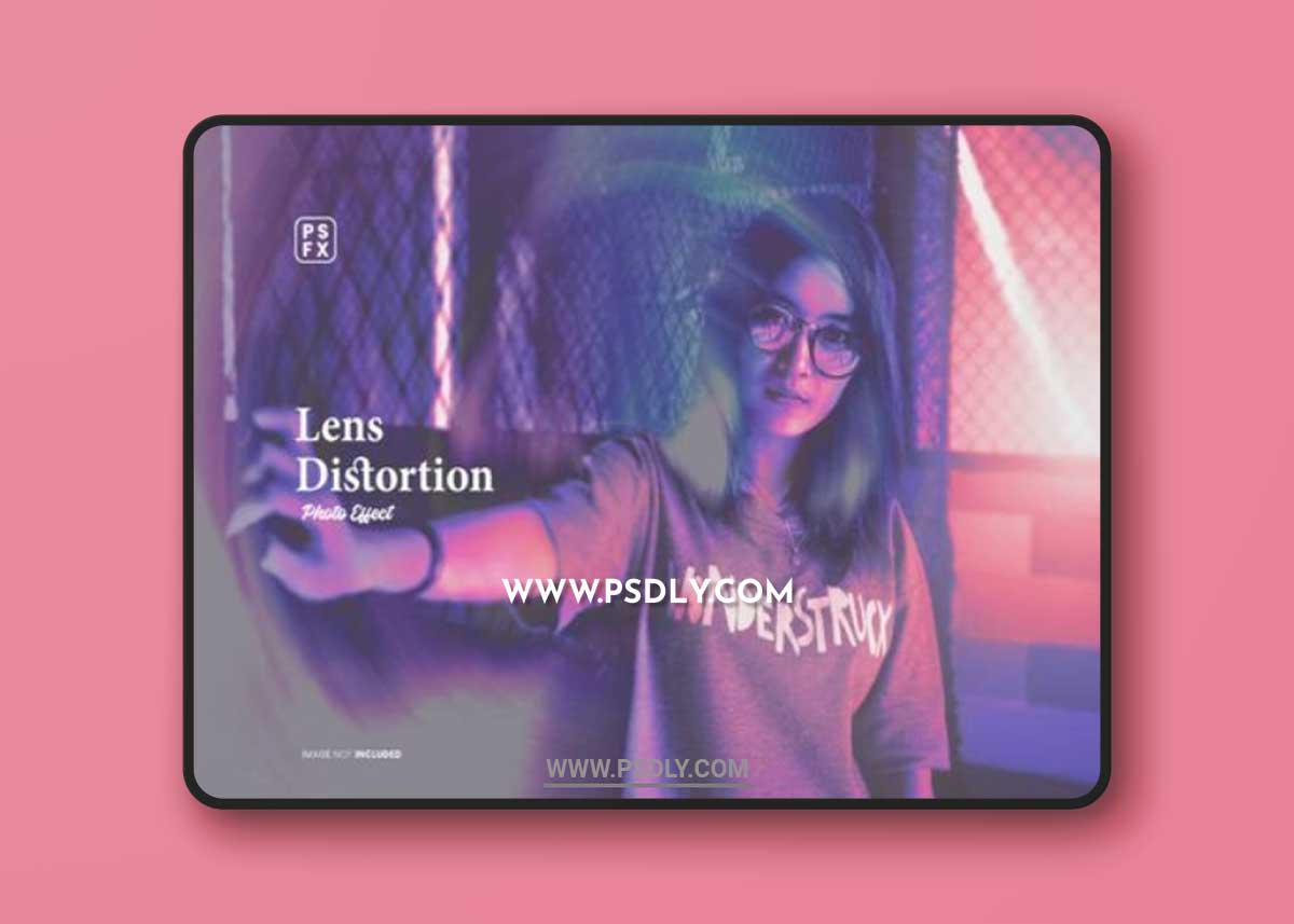 Lens Distortion Photo Effect