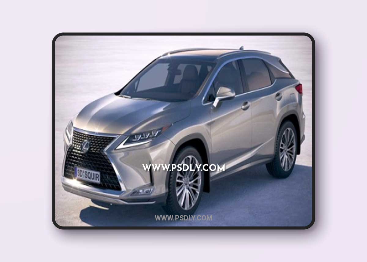 Lexus RX 2020 3D Model