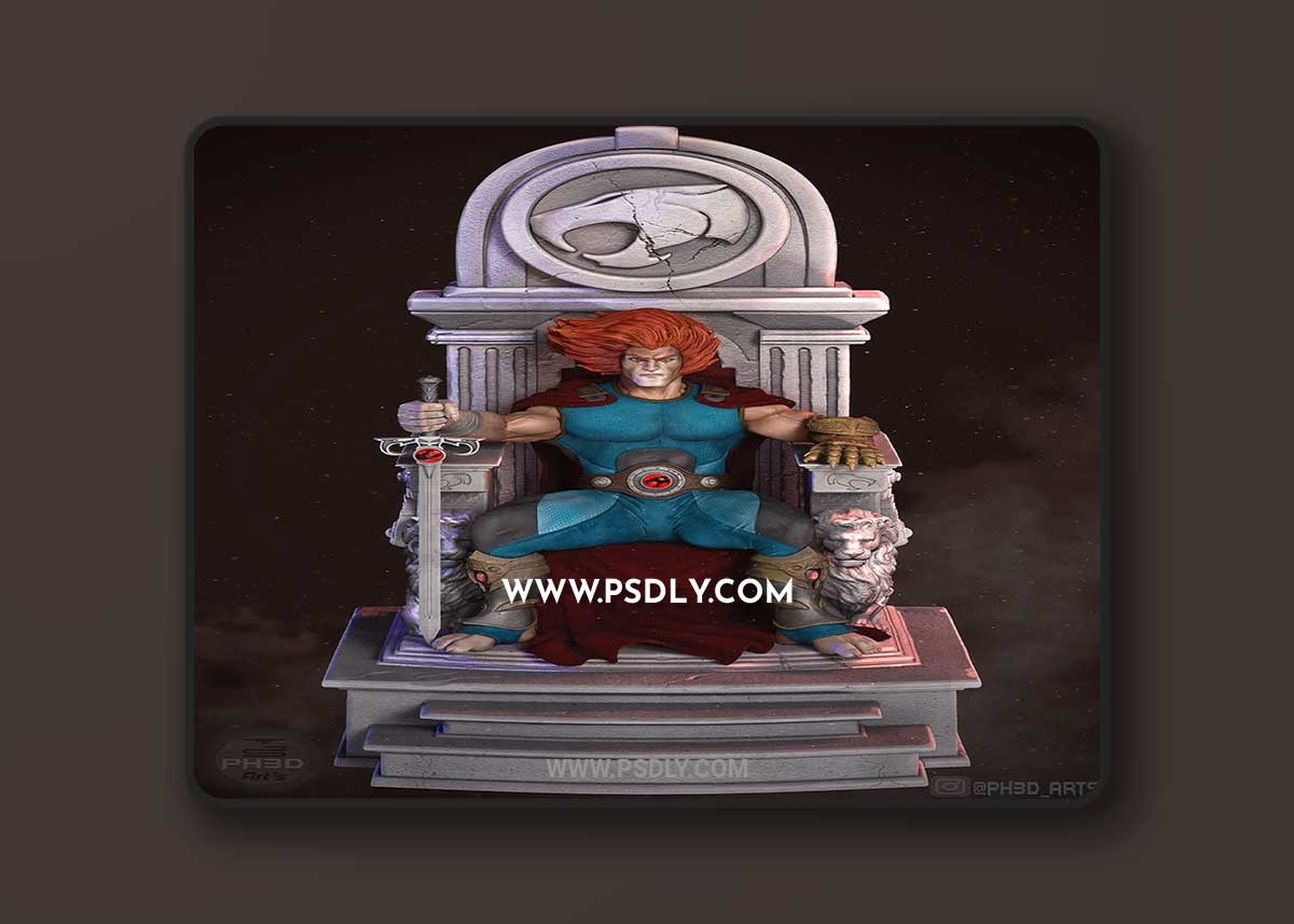 Lion-o Fanart ThunderCats 3D STL Model