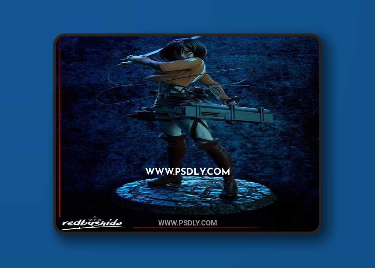 Mikasa Ackerman 3D STL 3D Model