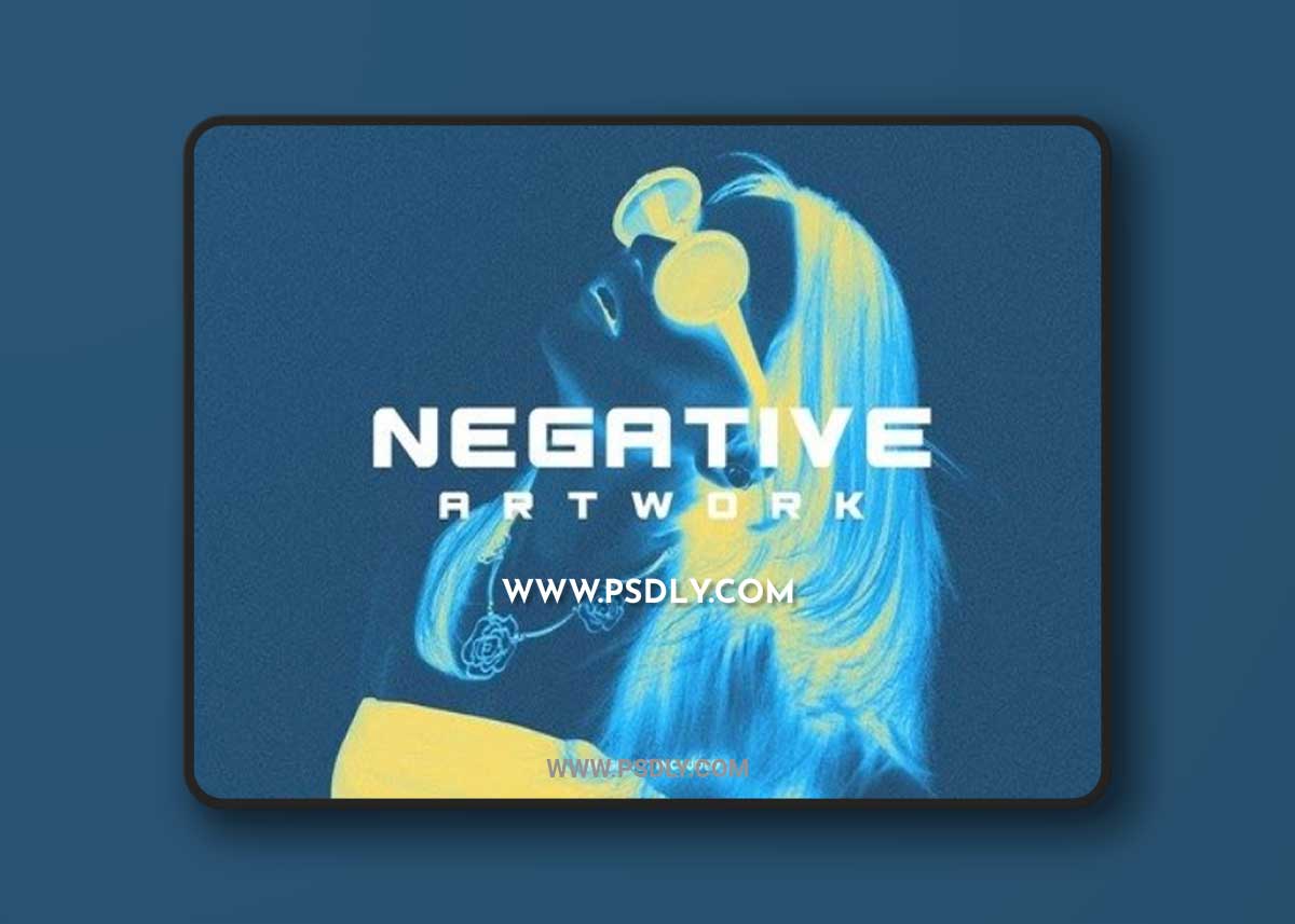 Negative Artwork Photo Effect
