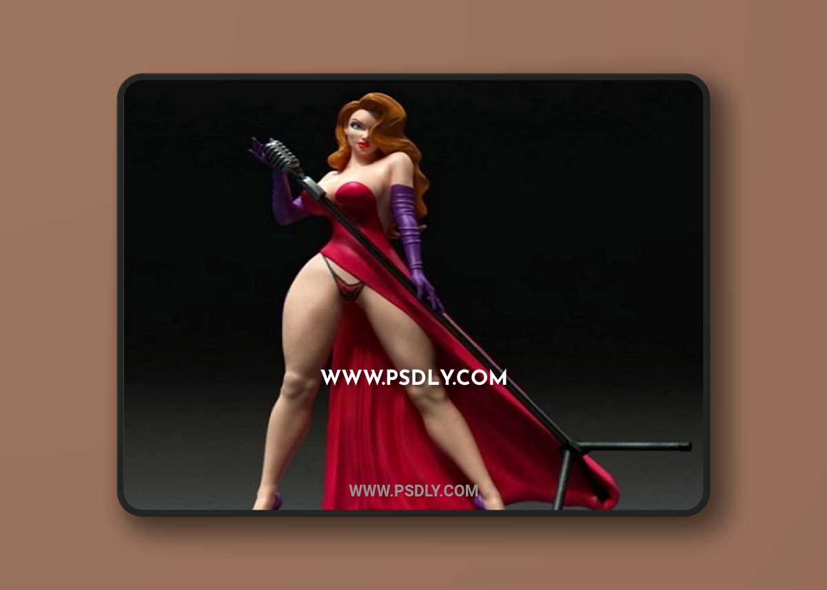 Onicron - Jessica Rabbit 3D Print Model 3D Model