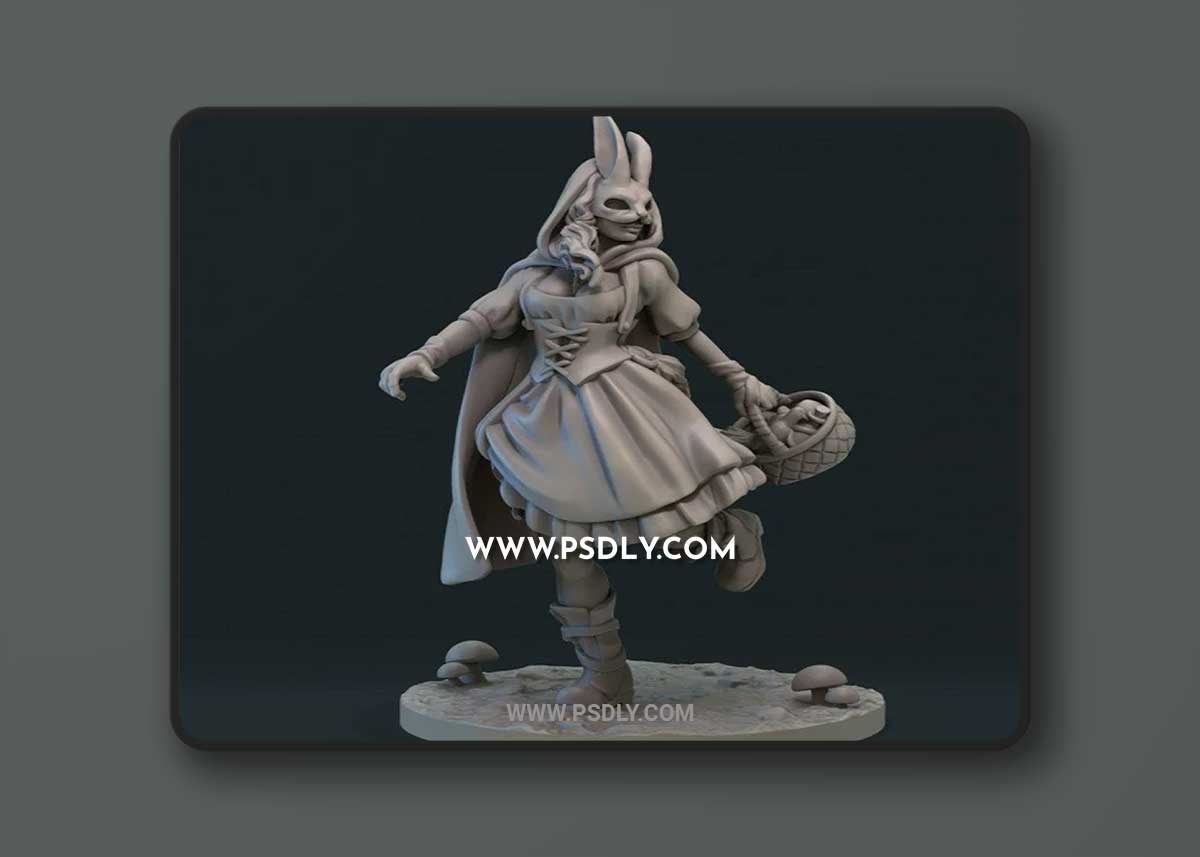 Red Riding Hood pose 3D Print