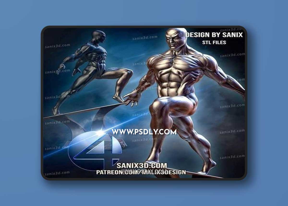 Silver Surfer (Fantastic Four) 3D Model