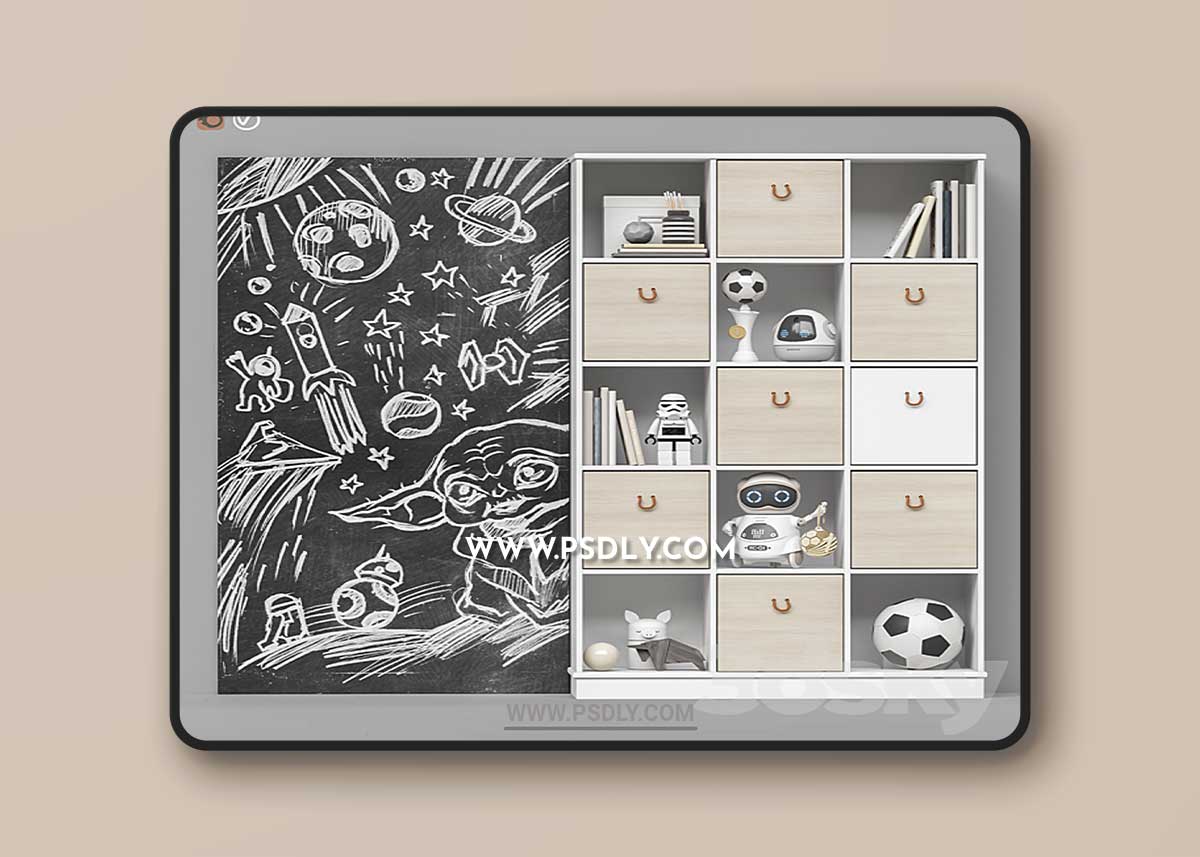 Toys and furniture set 93 3D Model