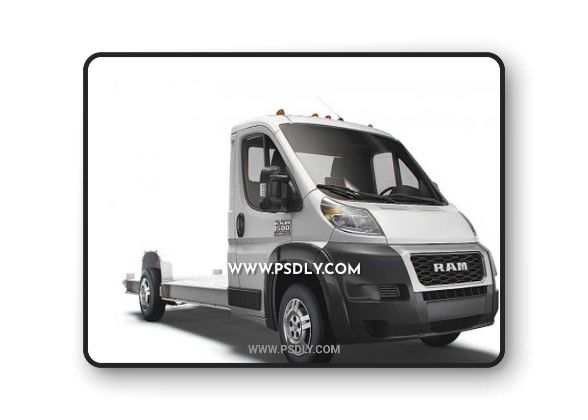 Turbosquid - Ram Promaster 3540 L4 platform cab 2020