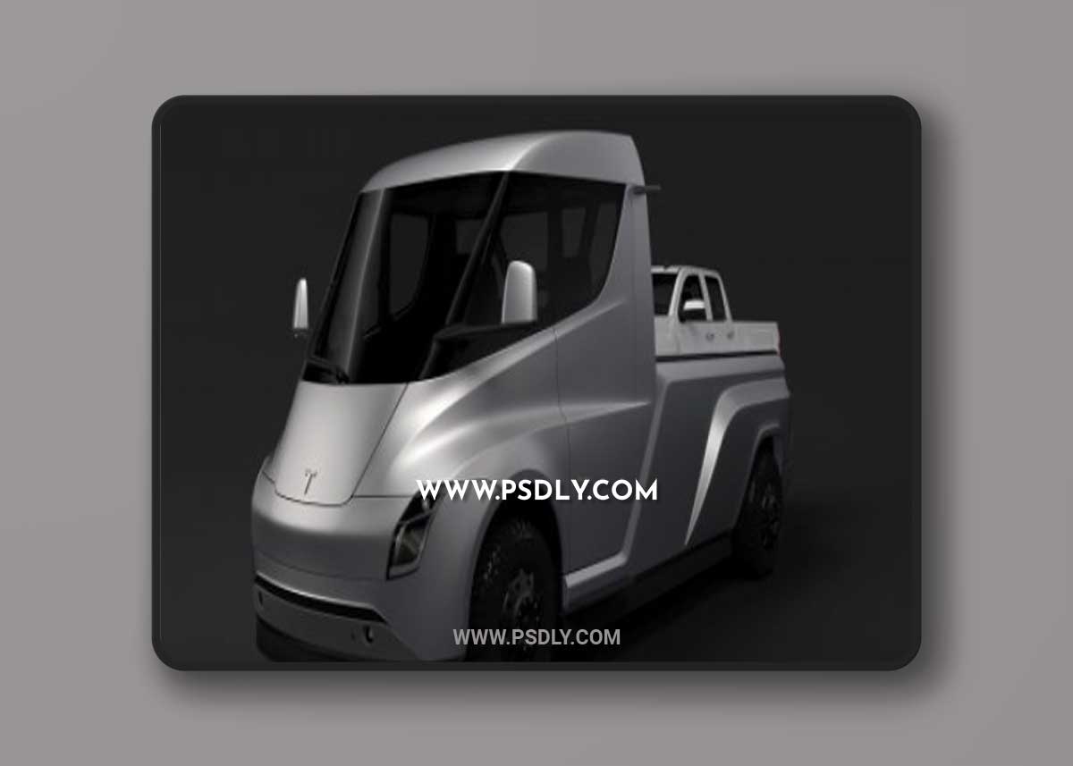 Turbosquid - Tesla Pickup 2020 3D Model