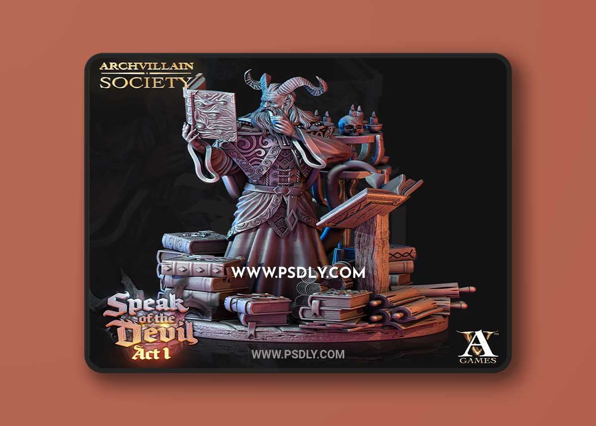 Uryan - Infernal Scholar 3D Print 3D Model