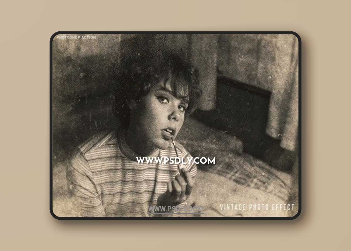 Vintage Effect Photoshop Action