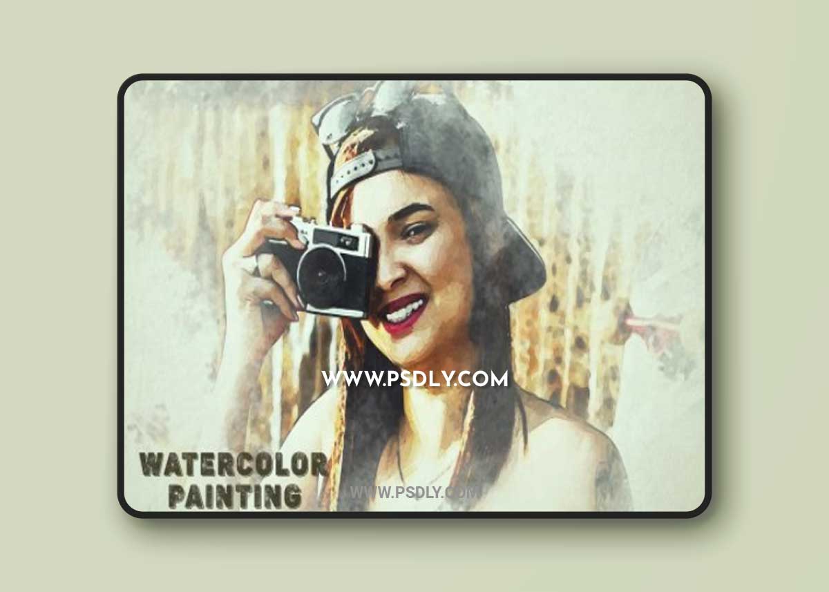 Watercolor Painting Action