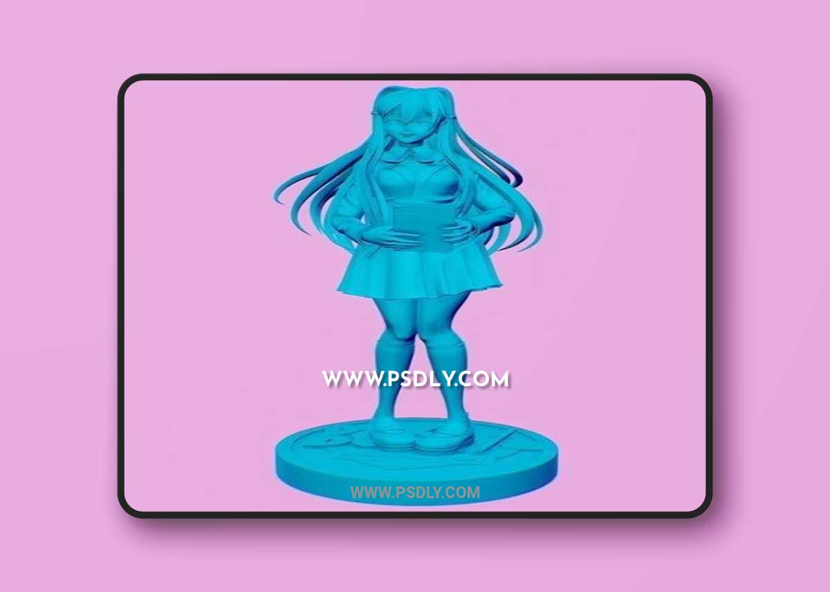 Yuri - Doki Doki Literature Club and Monika - Doki Doki Literature Club 3D